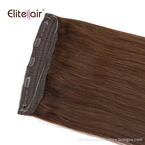 Wholesale Human Hair Extension Bundle One Piece Clip In Human Hair Custom Cuticle Aligned Hair Extensions For Women